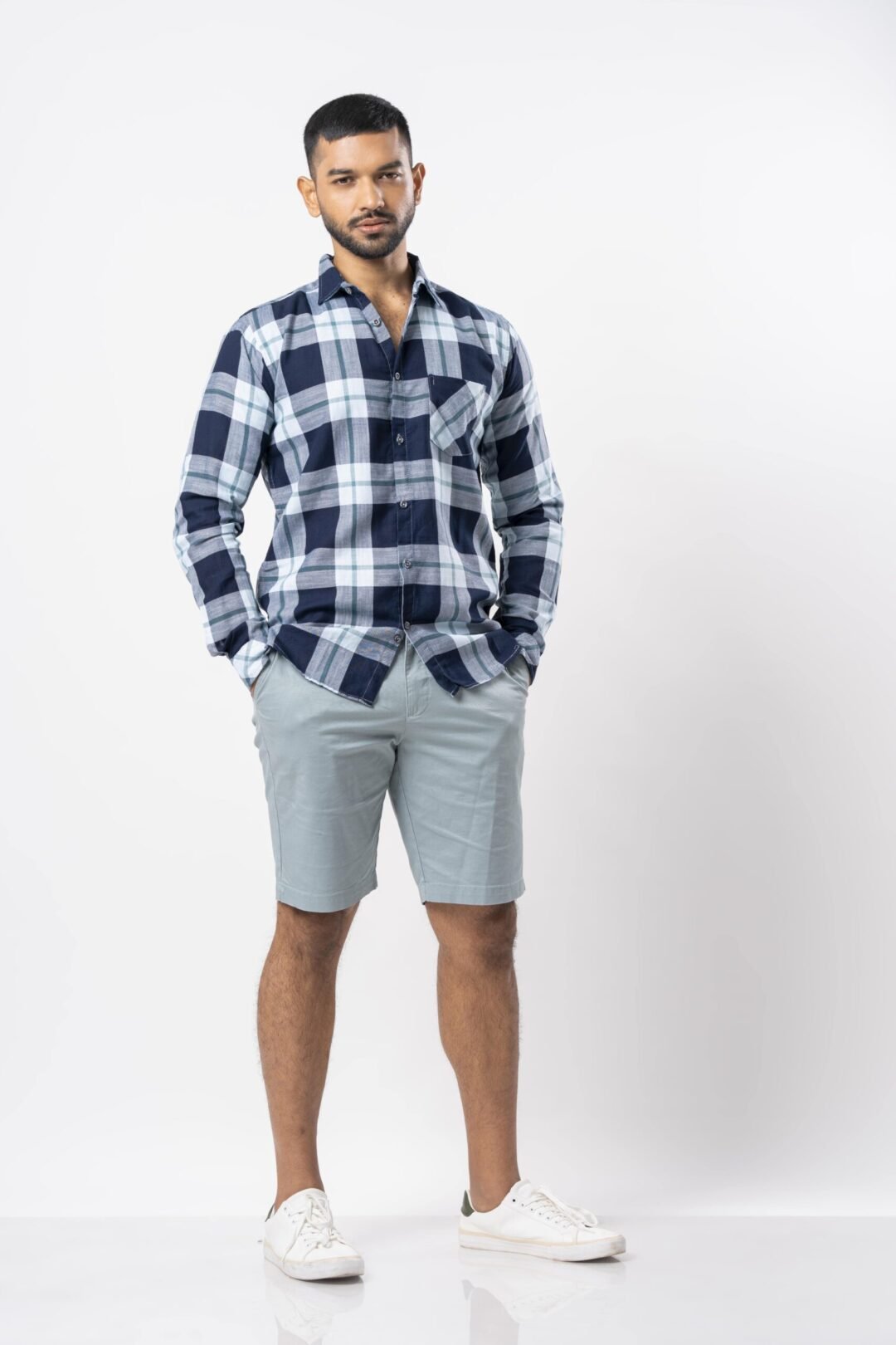 UP 4850 - UPTOWN CHECK DESIGN GENTS CASUAL SHIRT - Image 4