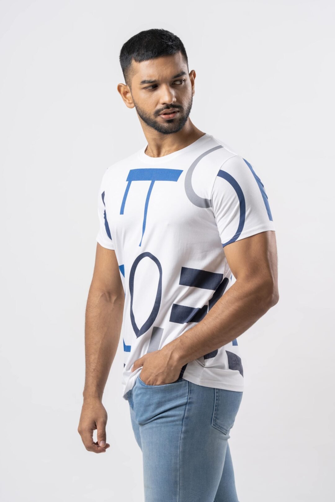 UP 4855 - UPTOWN GENTS PRINTED T-SHIRT