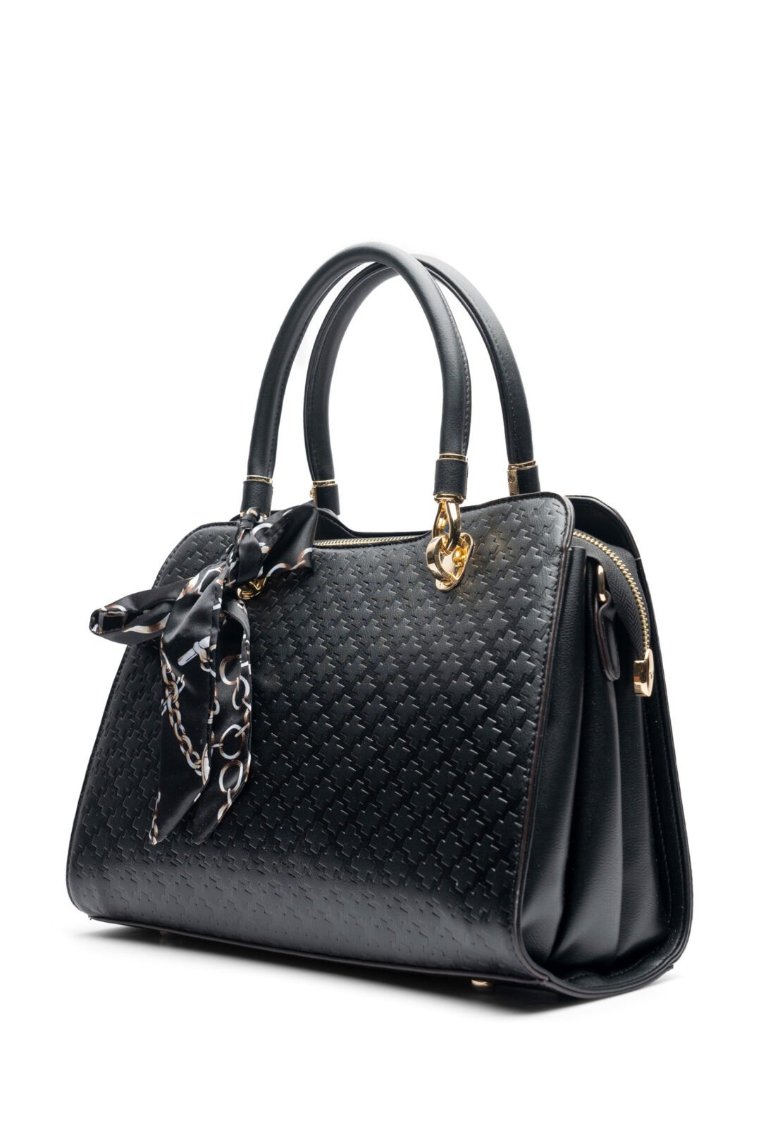 UP 4882 - UPTOWN LADIES STYLISH BLACK HAND BAG