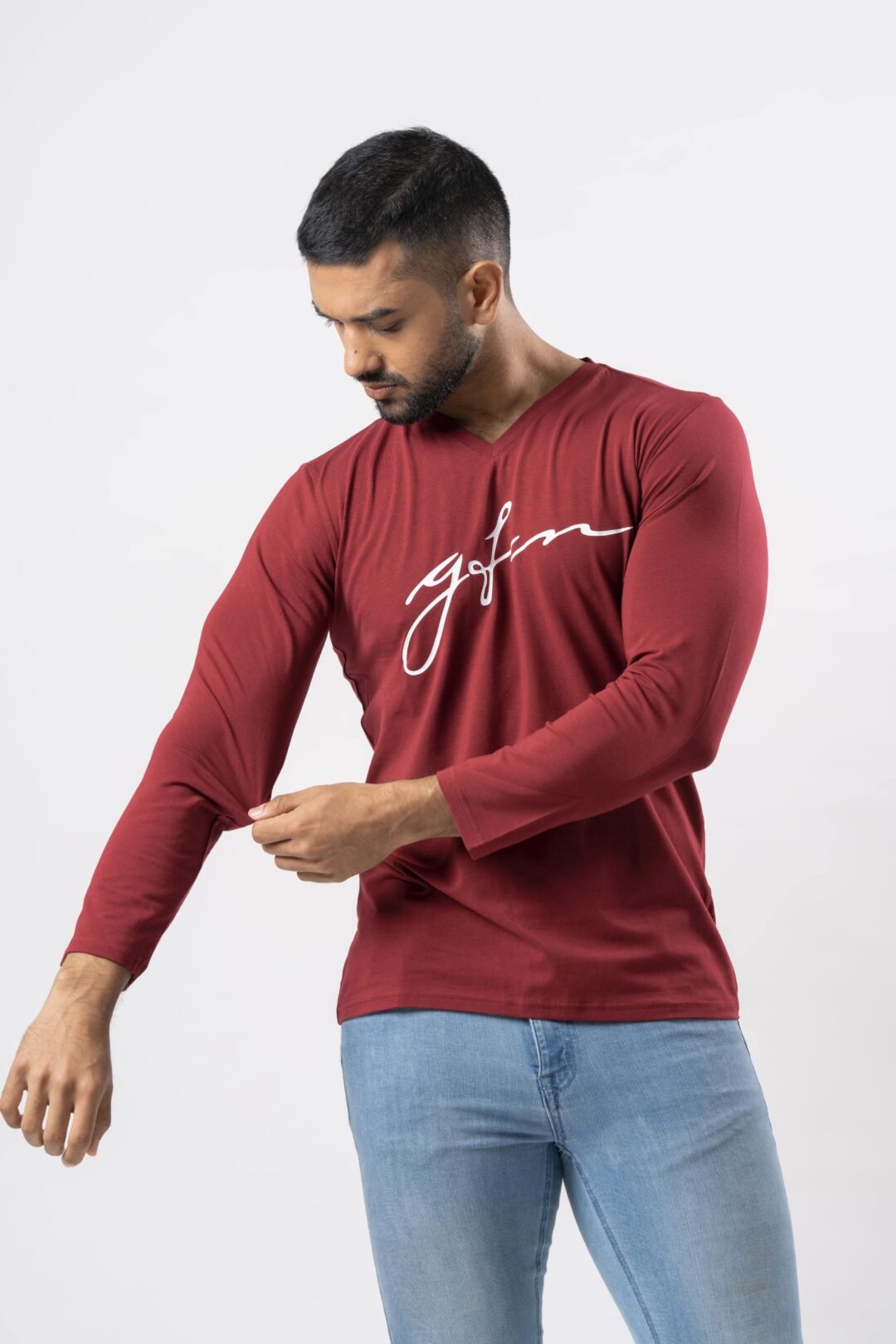 UP 4857 - UPTOWN LONG SLEEVE GENTS CASUAL T-SHIRT - Image 4