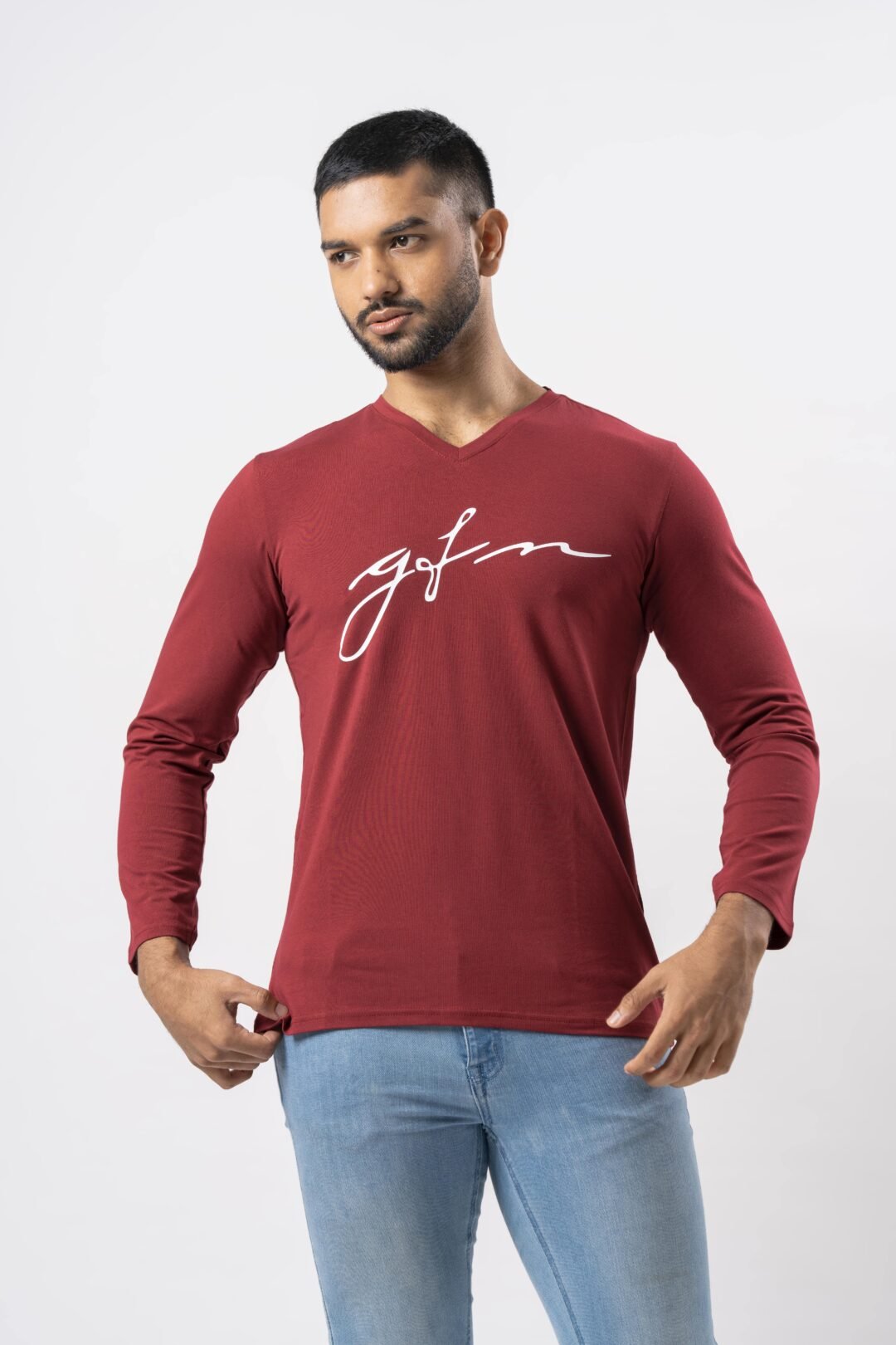 UP 4857 - UPTOWN LONG SLEEVE GENTS CASUAL T-SHIRT - Image 3