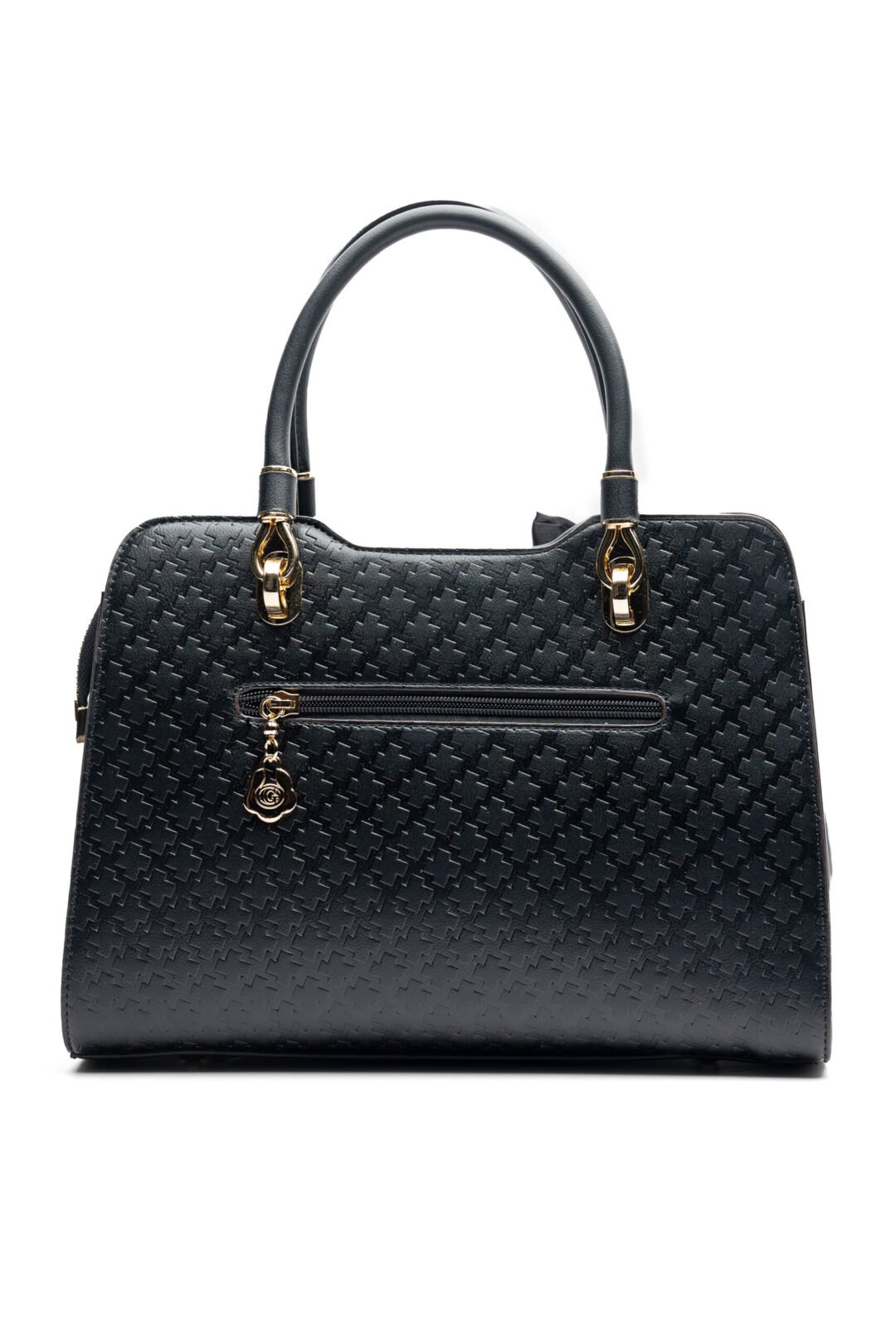 UP 4882 - UPTOWN LADIES STYLISH BLACK HAND BAG - Image 2