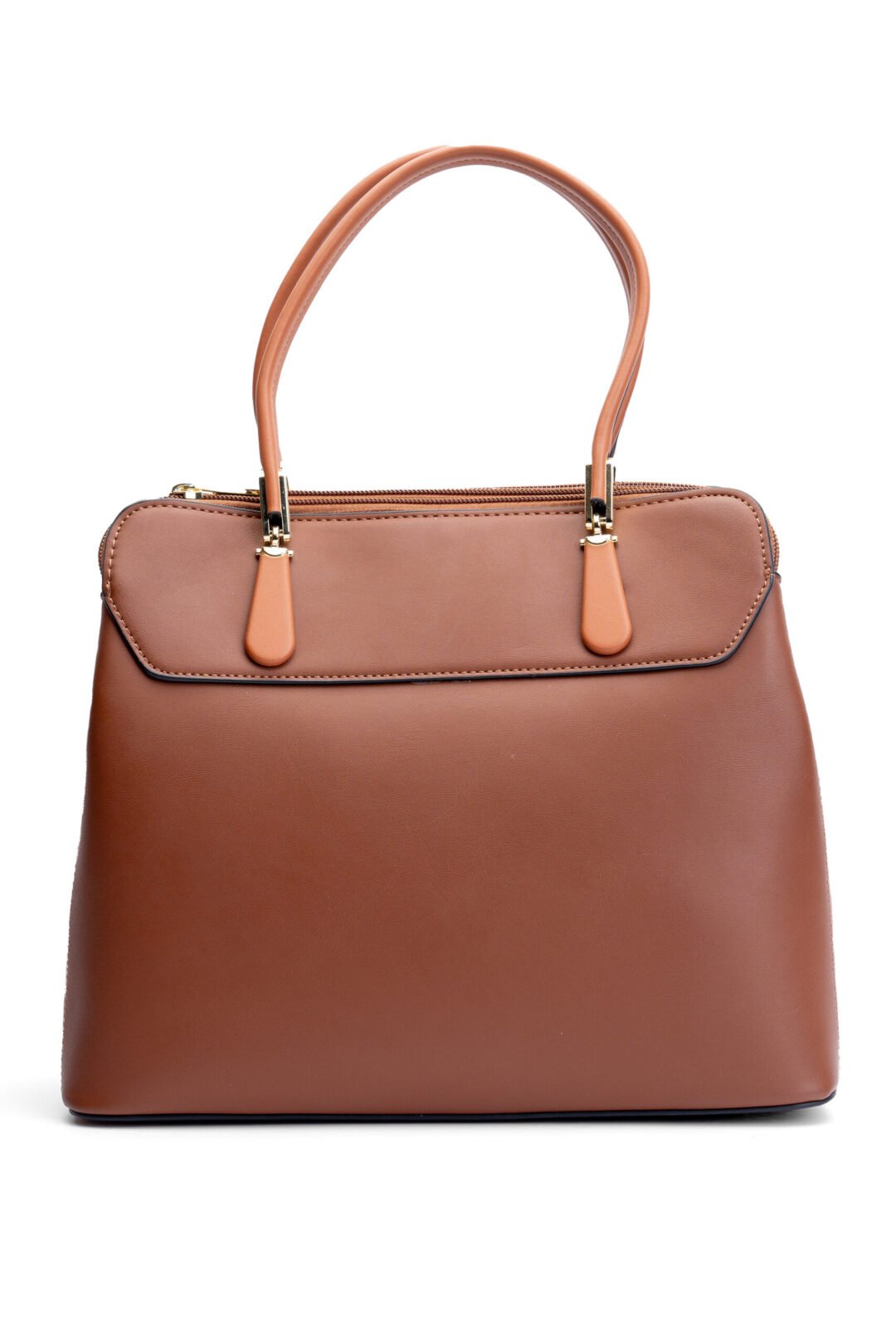 UP 4896 - UPTOWN LADIES PLAIN BROWN COLOR HAND BAG - Image 3