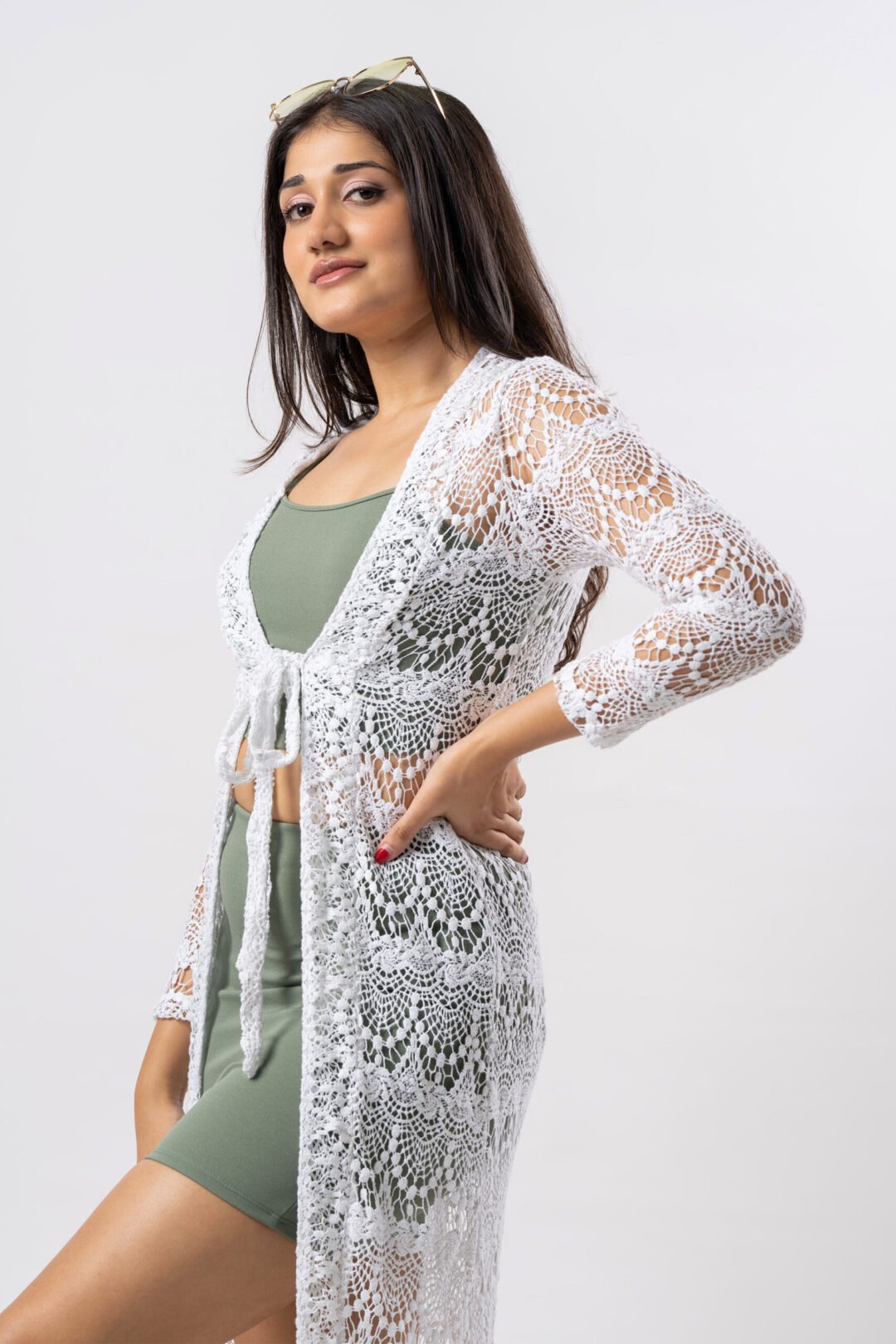 UP 4951 - TEE LOVE LACE FASHION CARDIGAN