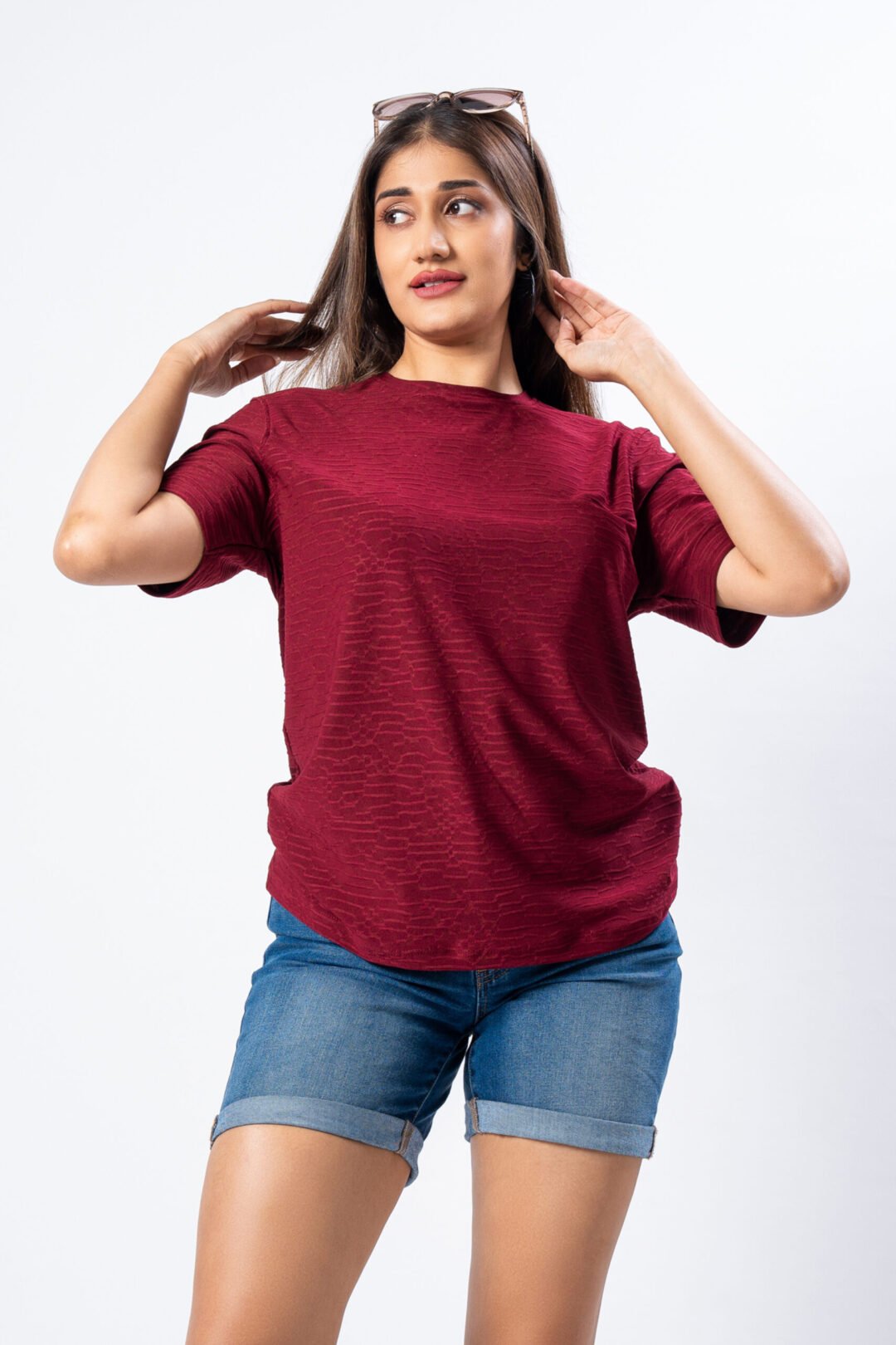 UP 5113 - TEE LOVE PLAIN RELAXED FIT T-SHIRT - Image 2