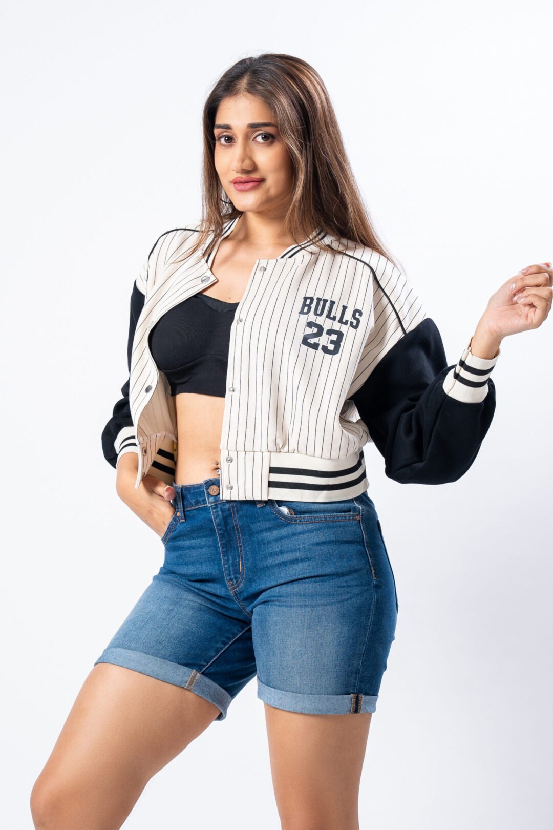 UP 5118 - FRONT PRINT BASEBALL JACKET