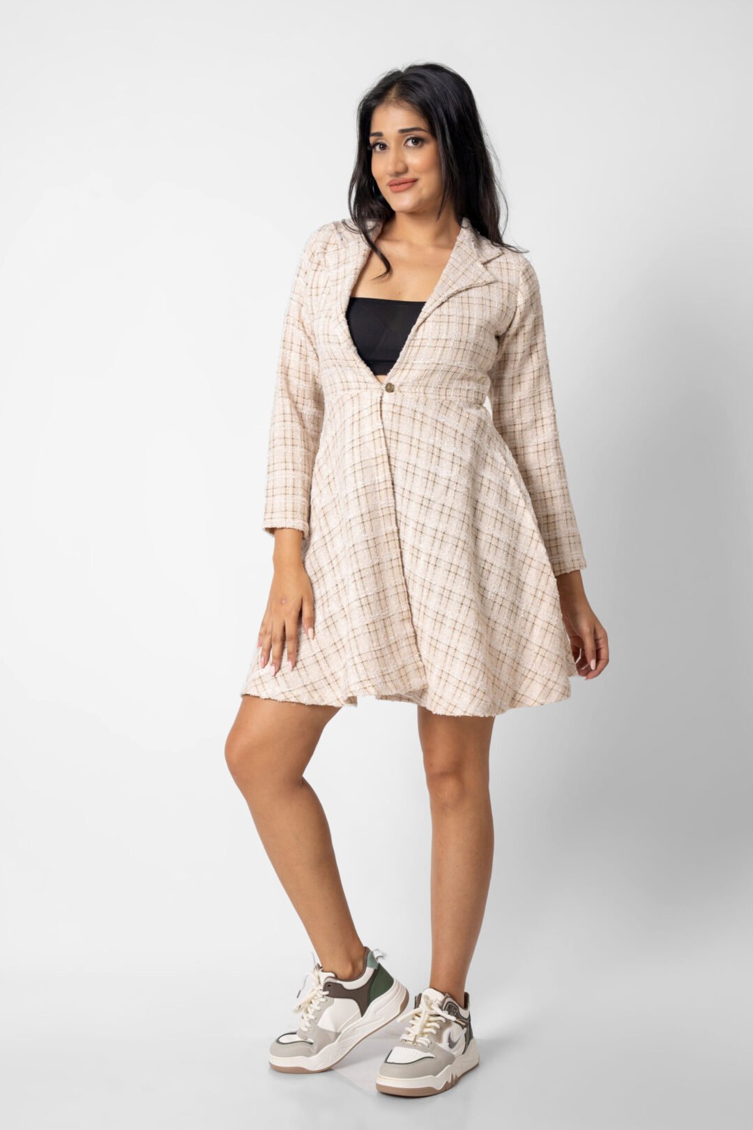 UP 5132 - TEE LOVE CREAMY CARDIGAN DRESS - Image 3